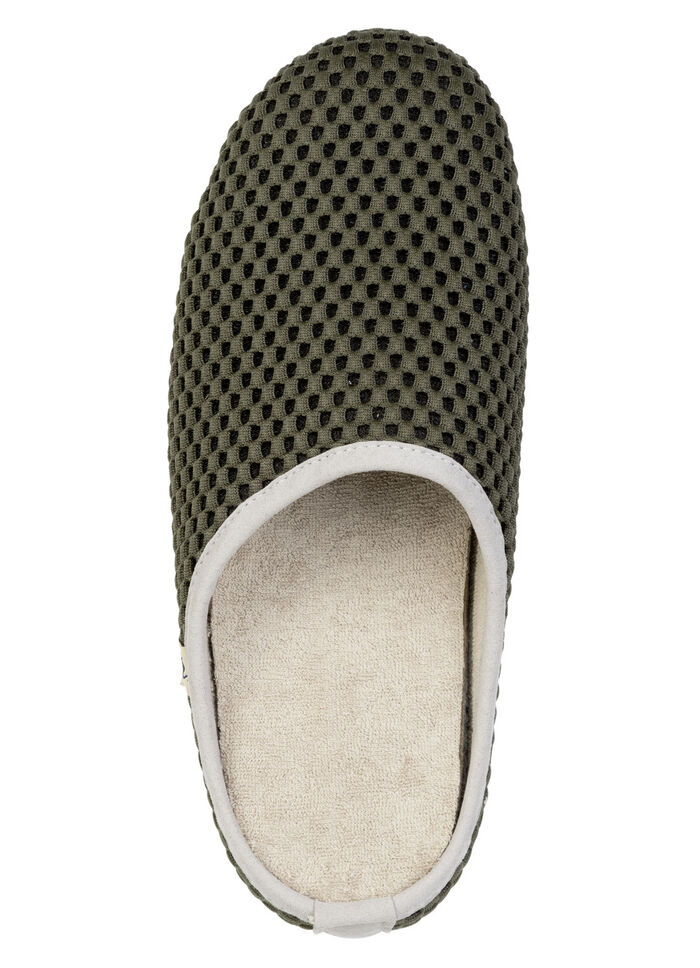 L&auml;tta herrtofflor med uttagbar fotb&auml;dd KHAKI