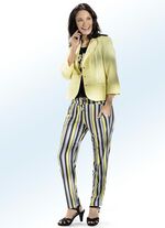 Byxor med modern randig design 