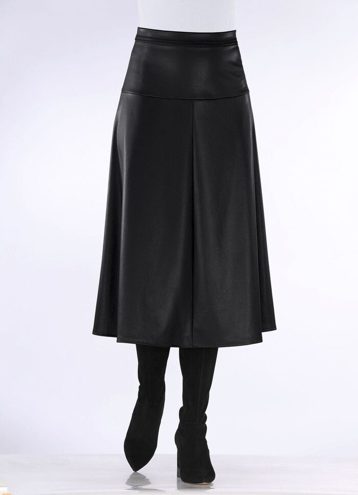 Kjol i ljus tallrikform 