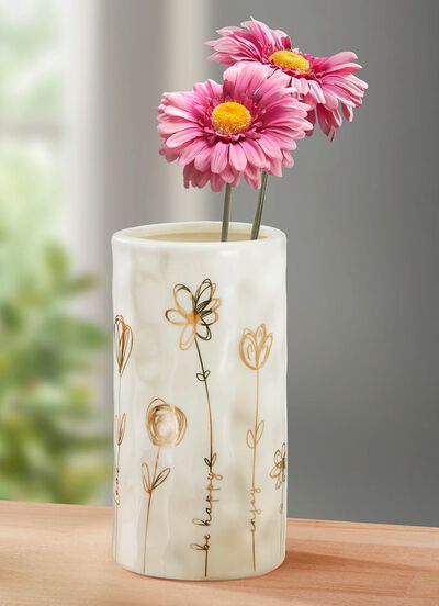 Vas tillverkad av h&ouml;gkvalitativt porslin 