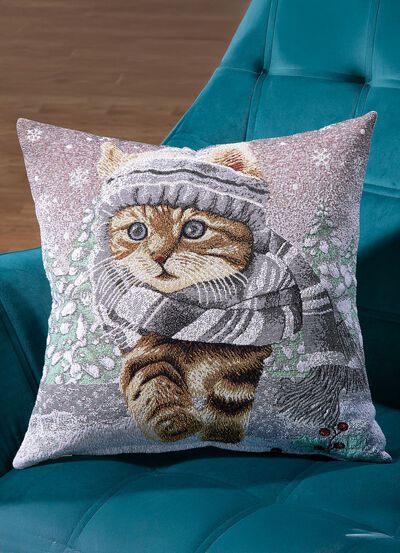 Kuddfodral tillverkat av h&ouml;gkvalitativ gobel&auml;ng 