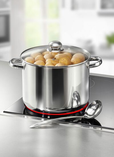 Kr&uuml;ger XXL universalgryta av 18/0 rostfritt st&aring;l 