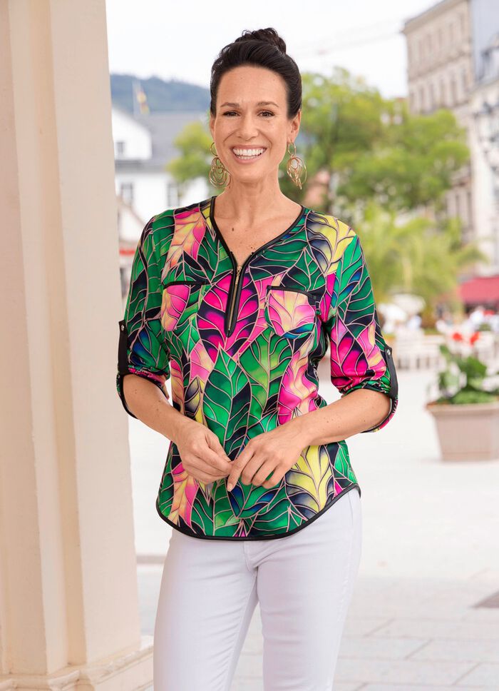 Skjorttunika med br&ouml;stfickor 