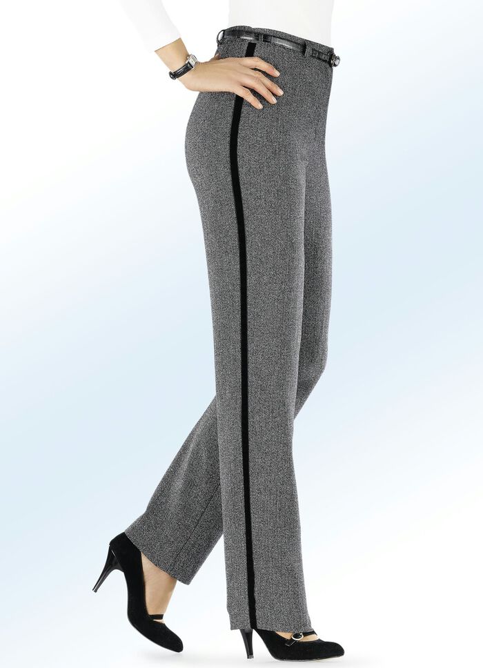 Byxor med trendigt dekorband ANTHR. MEL.