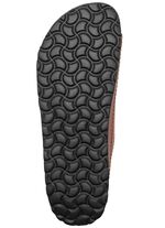 GINO GALANTE, klassiska herrmuffor, tillverkade av l&auml;der MARON-SVART