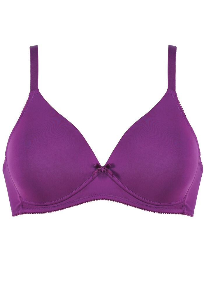 Naturana två-pack bh med vadderade kupor 1X BROMBEER, 1X WEISS
