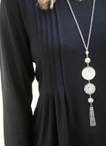 Skjorta med st&aring;krage i 2 f&auml;rger 