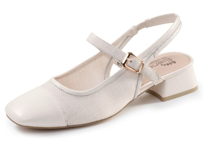 ELENA EDEN, eleganta damslingpumps, vidd G, med kardborreband 
