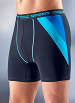 Paket med fyra byxor, enf&auml;rgade med inl&auml;gg och dekorativa s&ouml;mmar 