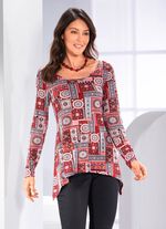 Skjorta med sv&auml;ngd f&aring;ll 