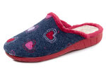 Laurina, varma damtofflor, med plysch, 