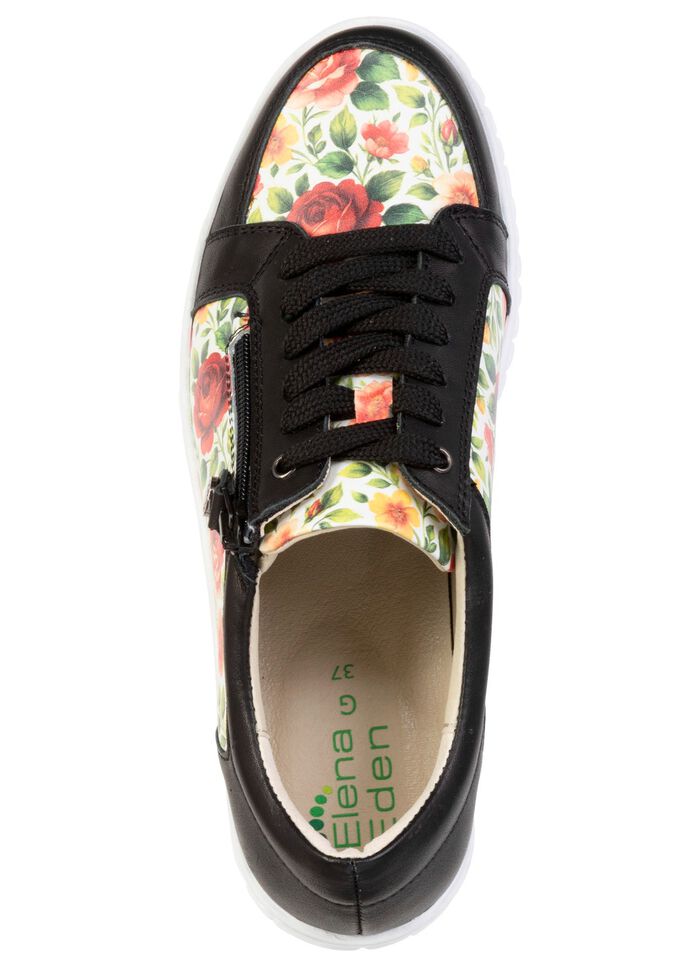 ELENA EDEN, snygga damsneakers, vidd G, med uttagbar fotb&auml;dd 