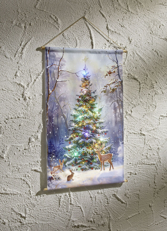 Upplyst v&auml;ggm&aring;lning 