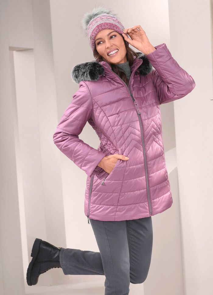 Jacka med avtagbar fuskp&auml;lskant KROKUS