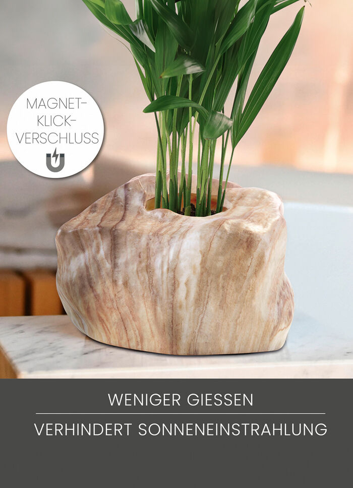 Växtkruka från Botanyia i elegant naturstenslook SAND