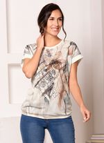 Skjorta med flatlocks&ouml;mmar 