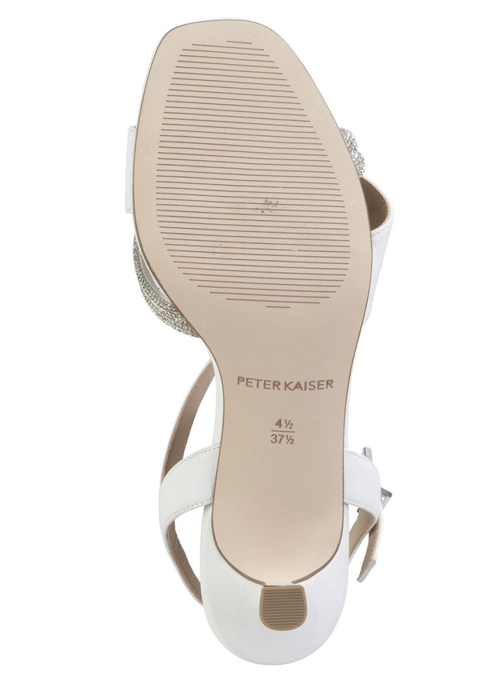 Peter Kaiser sandaler med strass WEISS