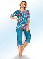 Tv&aring; paket pyjamas med sv&auml;ngda muddar och knappsl&aring; 