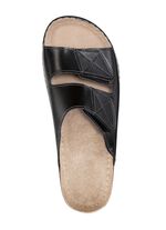 Mulor med kardborreband SCHWARZ