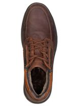 GINO GALANTE, fodrade herrst&ouml;vlar, vinterskor, med lammskinn KASTANJ