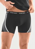 Trepack byxor med tryckta inl&auml;gg 