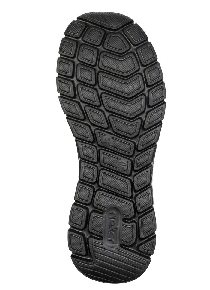 Rieker, l&auml;tta herrtofflor, med f&ouml;rst&auml;rkt h&auml;lkappa 