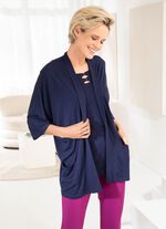 Skjortjacka med p&aring;sydda fickor i 2 f&auml;rger MARIN