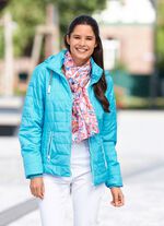 Kort jacka med avtagbar huva 