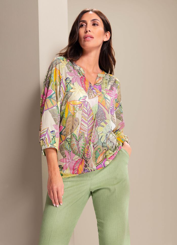 Tunika med elastiska kanter 