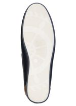 GINO GALANTE, klassiska herrtofflor, med l&auml;derinl&auml;gg MARINE-COGNAC