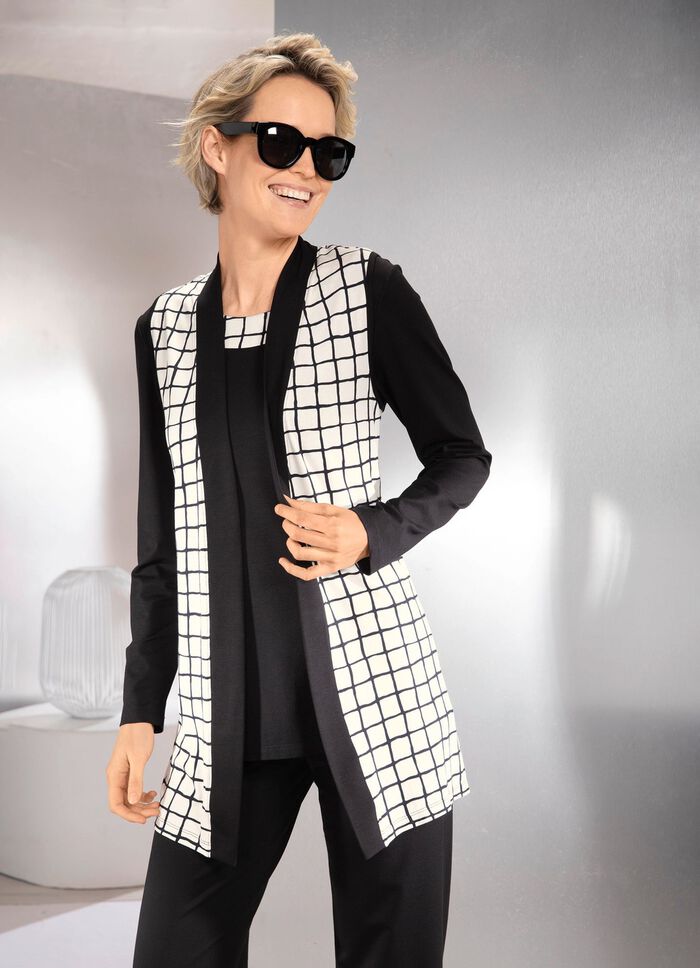 2-delat set best&aring;ende av v&auml;st och skjorta 