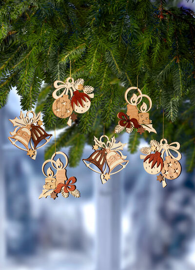 Tr&auml;dh&auml;ngningar, set om 6 