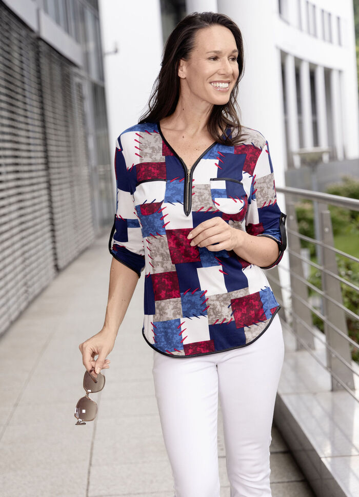 Skjorttunika i snygg design 