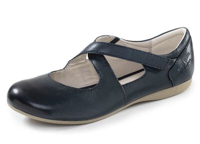 Josef Seibel, eleganta damskor med Mary Jane-motiv, vidd G, med uttagbar fotb&auml;dd 