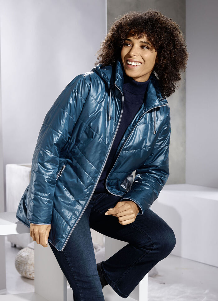 Jacka med fickor med dragkedja BENSIN