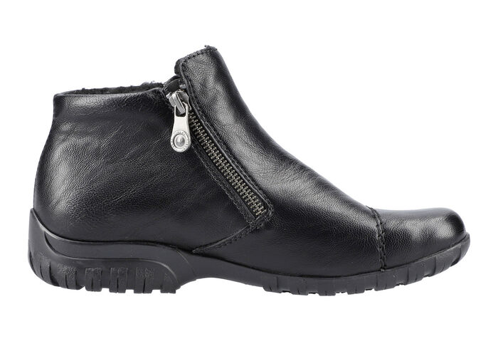 Rieker bootie med dekorativ quiltning, 
