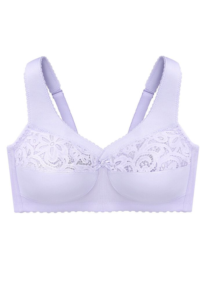 Glamorise st&ouml;d-bh med broderad spets 