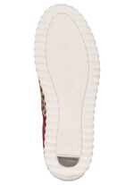 Peter Kaiser, trendiga damsneakers, med uttagbar fotb&auml;dd BURGUNDIG-BRUN