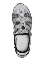 ELENA EDEN sandal med textilkant GR&Aring;