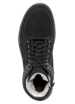 Känga med snörning i modern design SVART