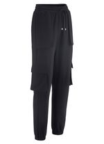 Cargobyxor i joggingbyxastil 