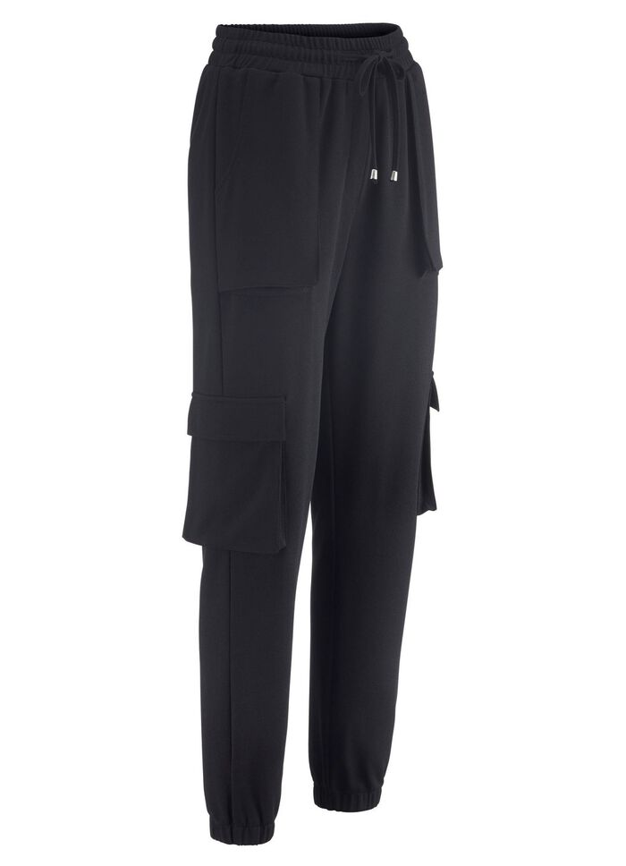 Cargobyxor i joggingbyxastil 