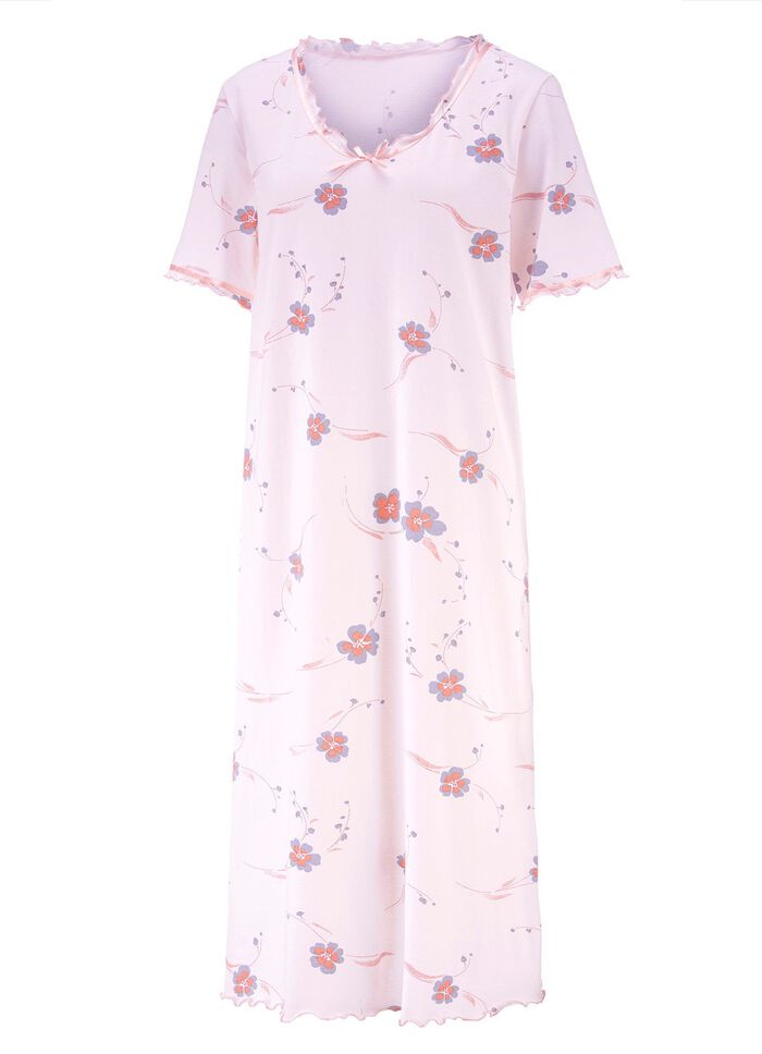 Nattlinne, kort &auml;rm med V-ringning 