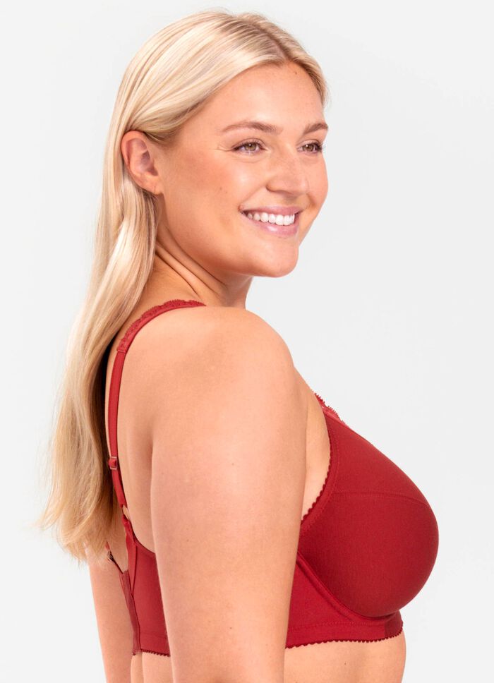 Miss Mary bygel-bh med h&ouml;g bomullshalt 