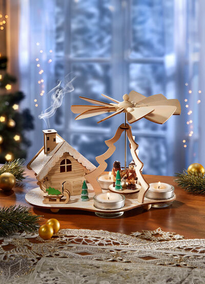 Bordspyramid med rökhus 