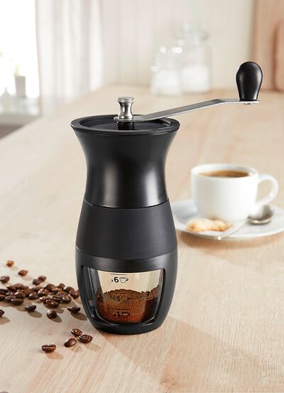 Kaffekvarn med konisk kvarn i porslin 