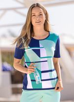 Tröja med intarsia design 