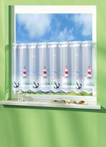 Kort gardin med st&aring;nggenomf&ouml;ring 