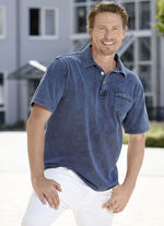 Polotröja i 4 färger JEANSBLÅ