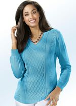 Tröja med diamantstruktur TURKOS